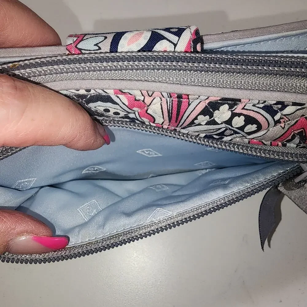 Vera Bradley Turnlock Wallet featuring the retired pattern Felicity Paisley.